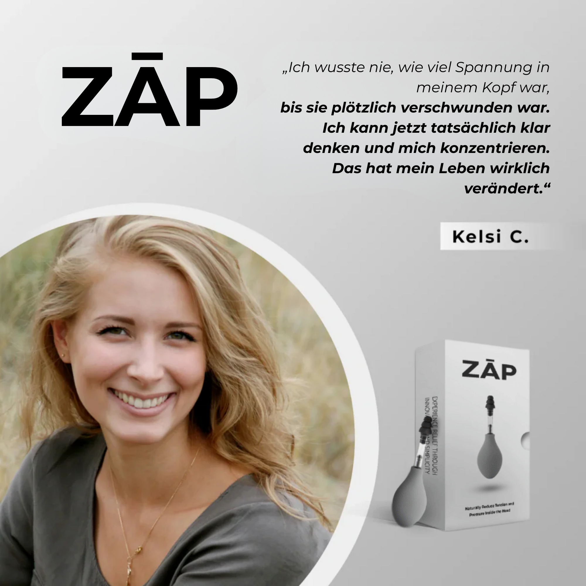 ZĀP | Spannung und Druck im Kopf reduzieren